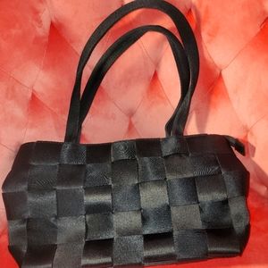 Black Seatbelt like purse
